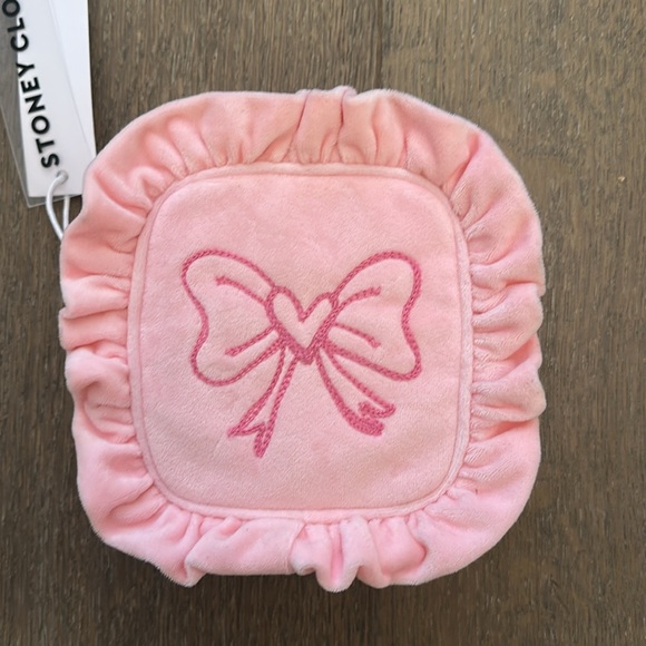 Stoney Clover Lane Velvet Ruffle Mini Pouch - Picture 3 of 3